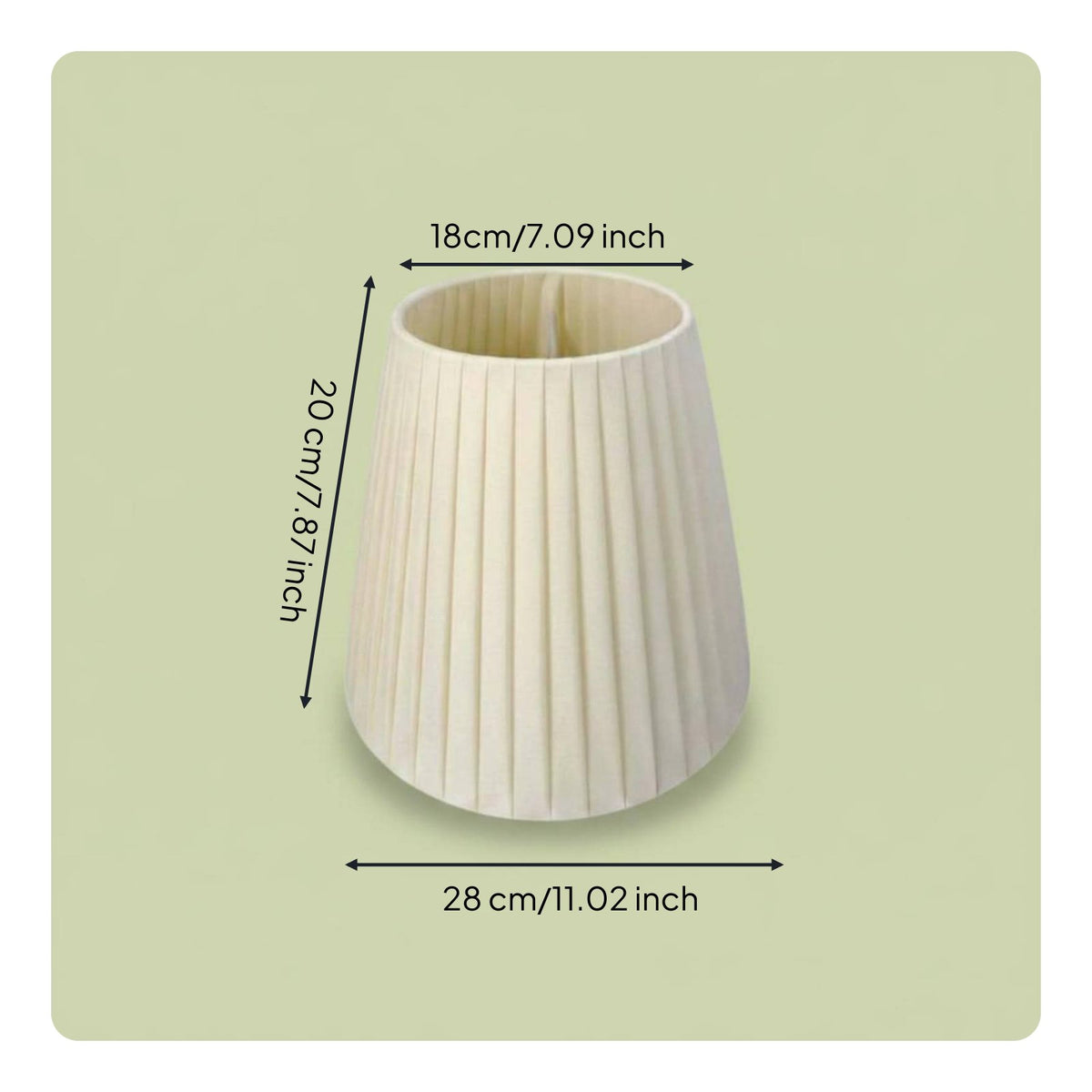 Textile Lampshade Small Size Table Lamp Shade Easy to Install for Bedside