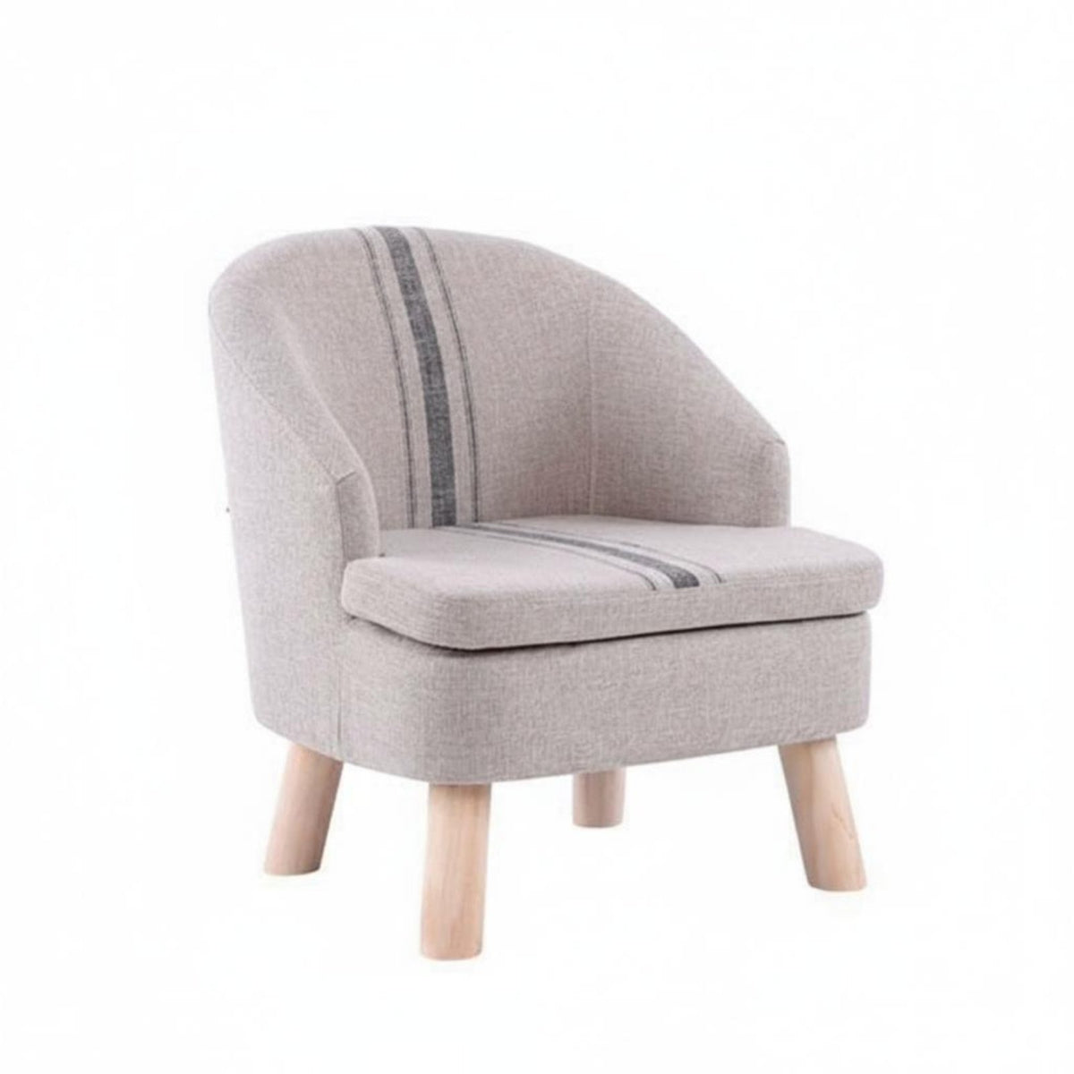 Upholstered Barrel Chair Space-Saving Upholstered Tub Chair Easy Assembly
