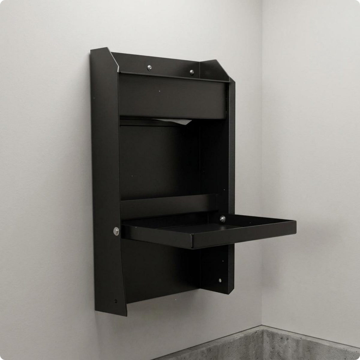 Workbench Cabinet Aluminum Paper Towel Holder Cabinet Easy to Install for Garage