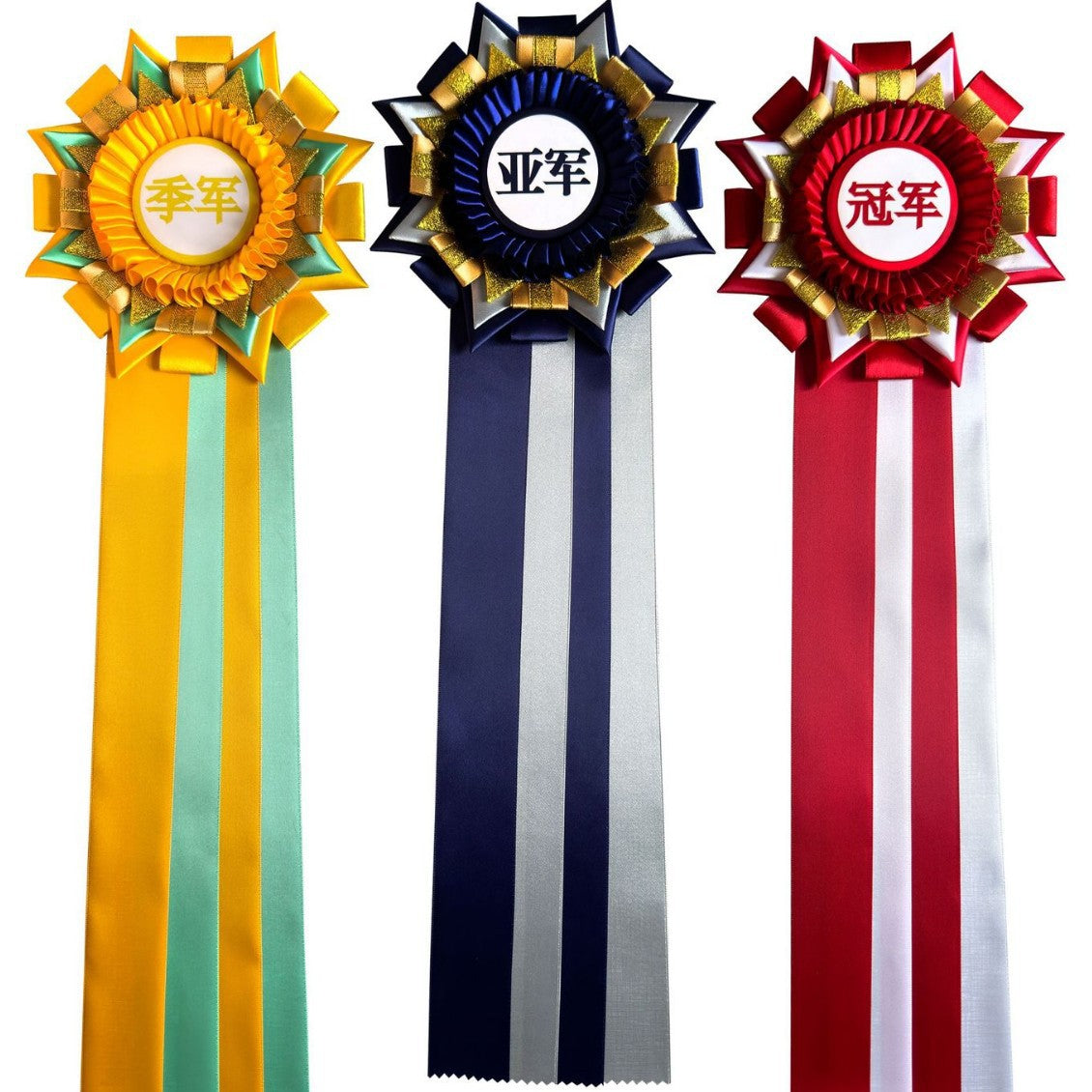 Multi-Angle Award Flower, Competition Horse Flower, Ribbon Brooch