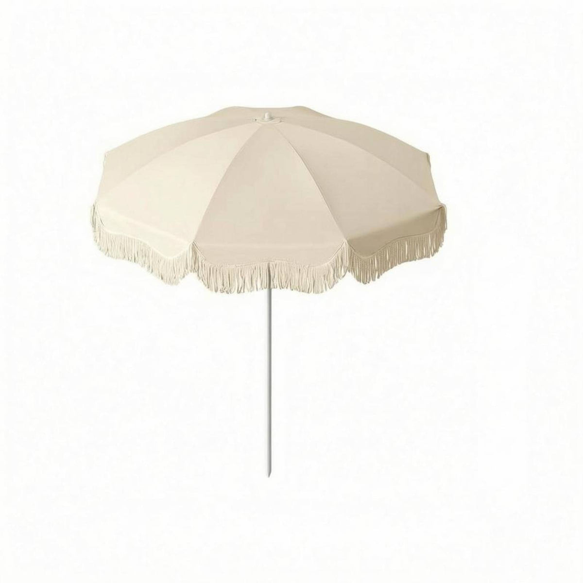 Tassel Patio Umbrella Foldable Sun Umbrella Lightweight