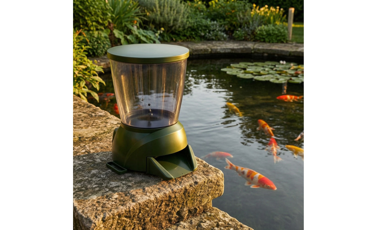 Automatic Pond Inhabitants Feeder Operated Fishing Food Dispenser with Timer