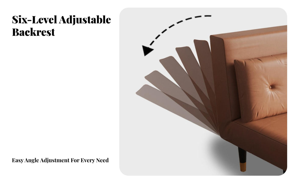Space-Saving Design Folding Sleeper Loveseat Multi-Functional Fold-out Floor Sofa Easy to Convert Convertible Couch High-Resilience Cushion for Apartment Dwellers, Students, Young Adults, Small Areas, Bedroom, Lounge Area, Home Office