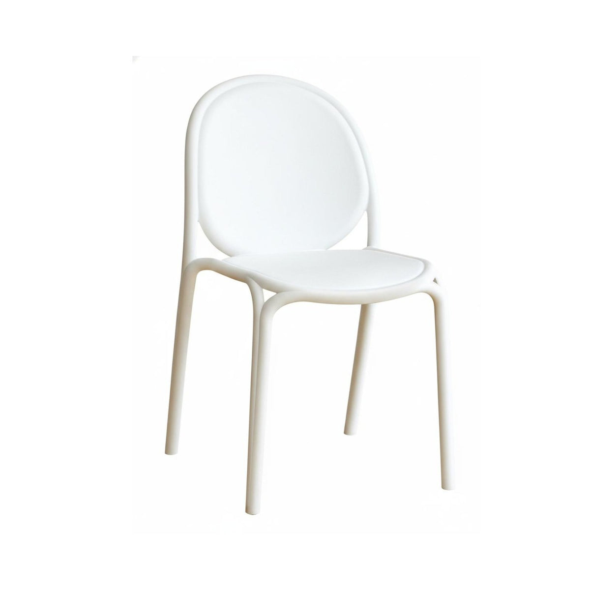 Stackable Chair Strong Load-Bearing Nordic Design Side Chair Indoor/Outdoor Use Household Seating for Students, Restaurant, Home Office