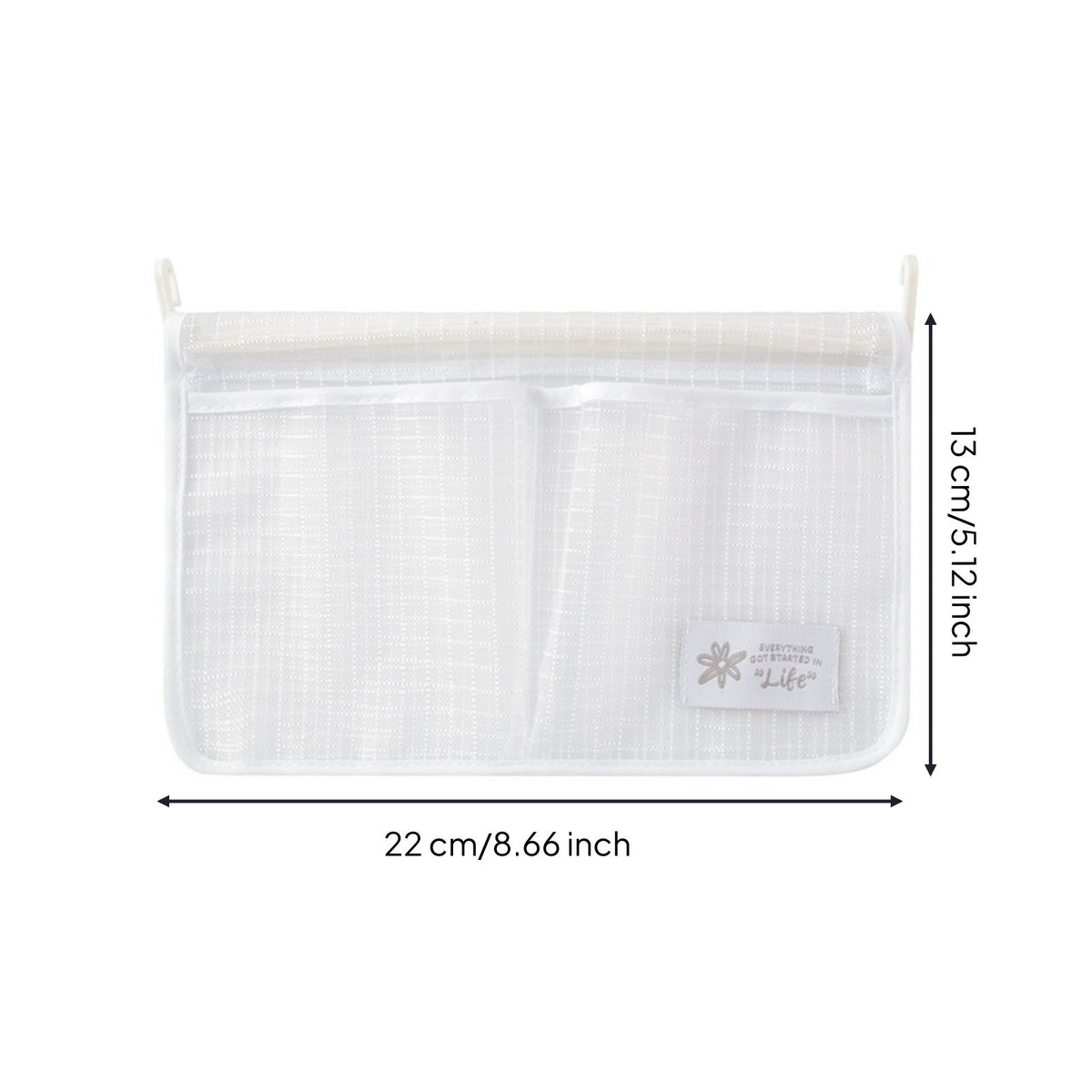 Hanging Refrigerator Bag Double Pocket Fridge Door Organizer Pouch for Kitchen