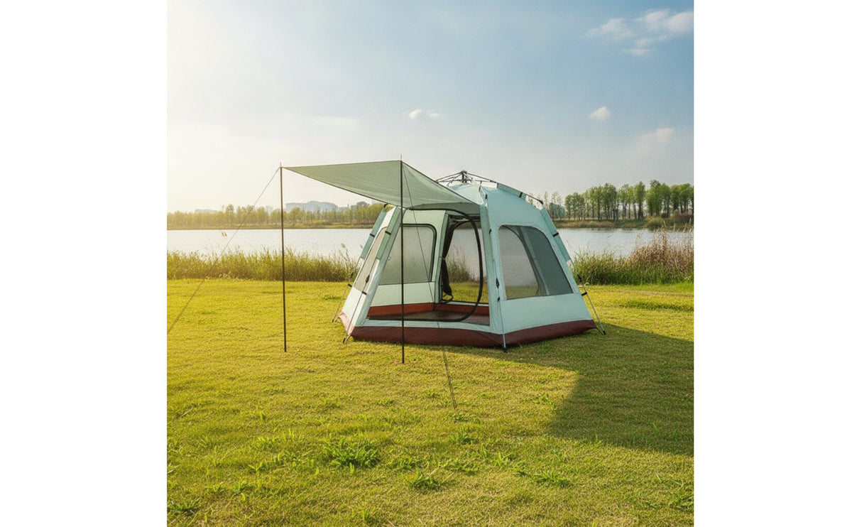 Automatic Instant-Setup Tent Easy Setup Hexagonal Tent Breathable Portable for Backyard