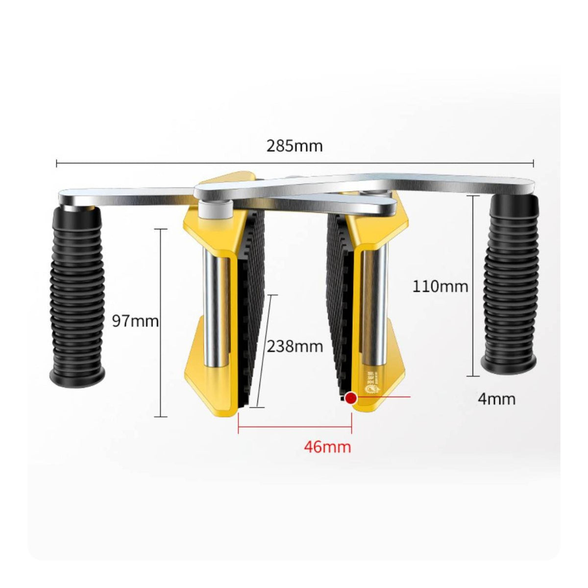 Panel Lifting Clamp Metal Body Glass Lifting Clamp Non-Slip