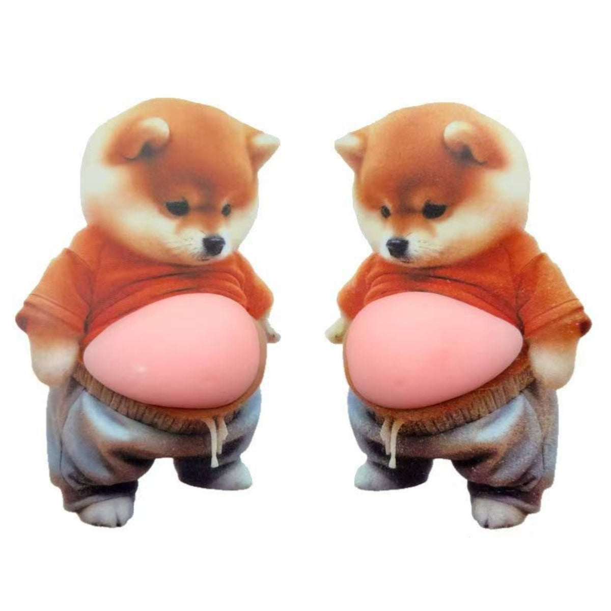 Cartoon Silicone Bumper with Dog Shape Soft Anti-Collision Sticker Safeguarding Door Bumper Cute for Furniture