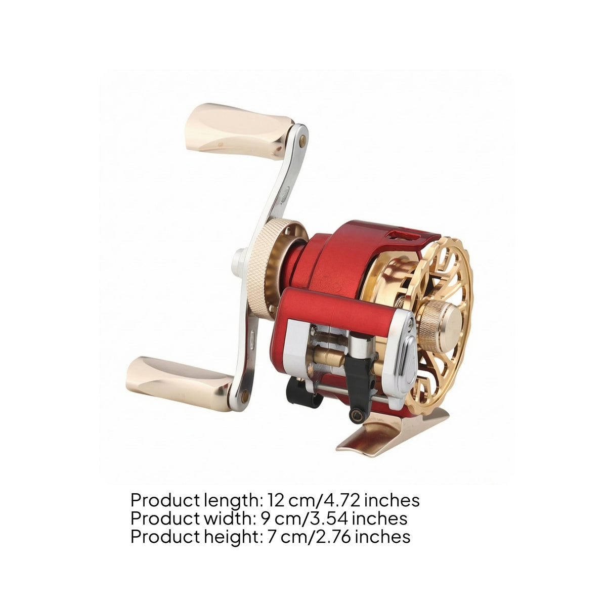 Small-Shape Line Fishing Reel Openwork Spool Automatic Fishing Reel Metal Frame