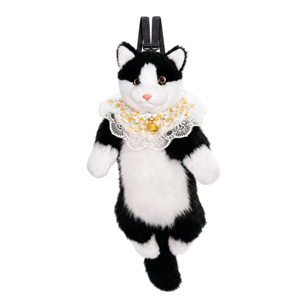 Cat Stuffed Backpack Skin-Friendly Cat Backpack Adorable for School, Cosplay