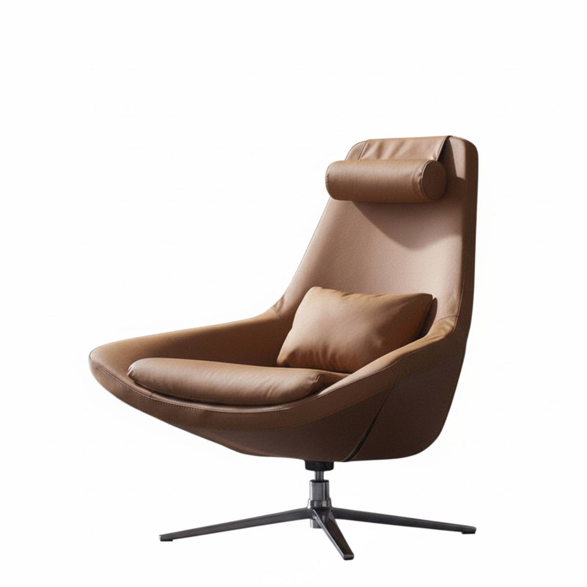 Sail Design Rotating Chair Nordic and Theme Single Sofa Soft Padded Padding Sculptural for-Male for Adults, Homeowners