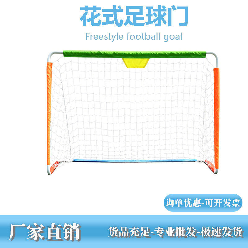 Portable Folding Soccer Goal with Rebound Net for Training