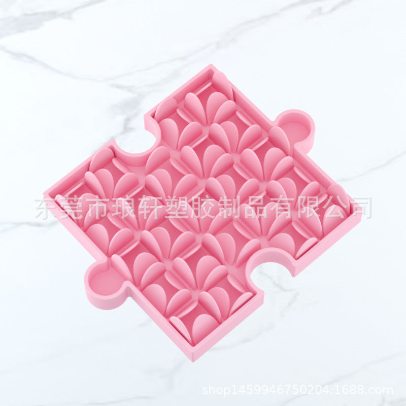Pink / Puzzle Food Plate