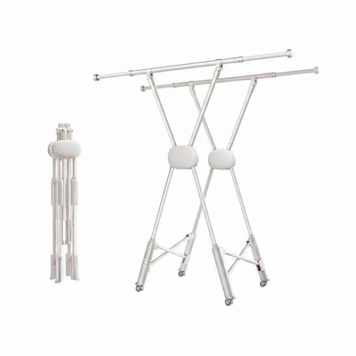 X-Frame Foldable Drying Rack Easy Storage Clothes Airer Indoor/awaydoor Use