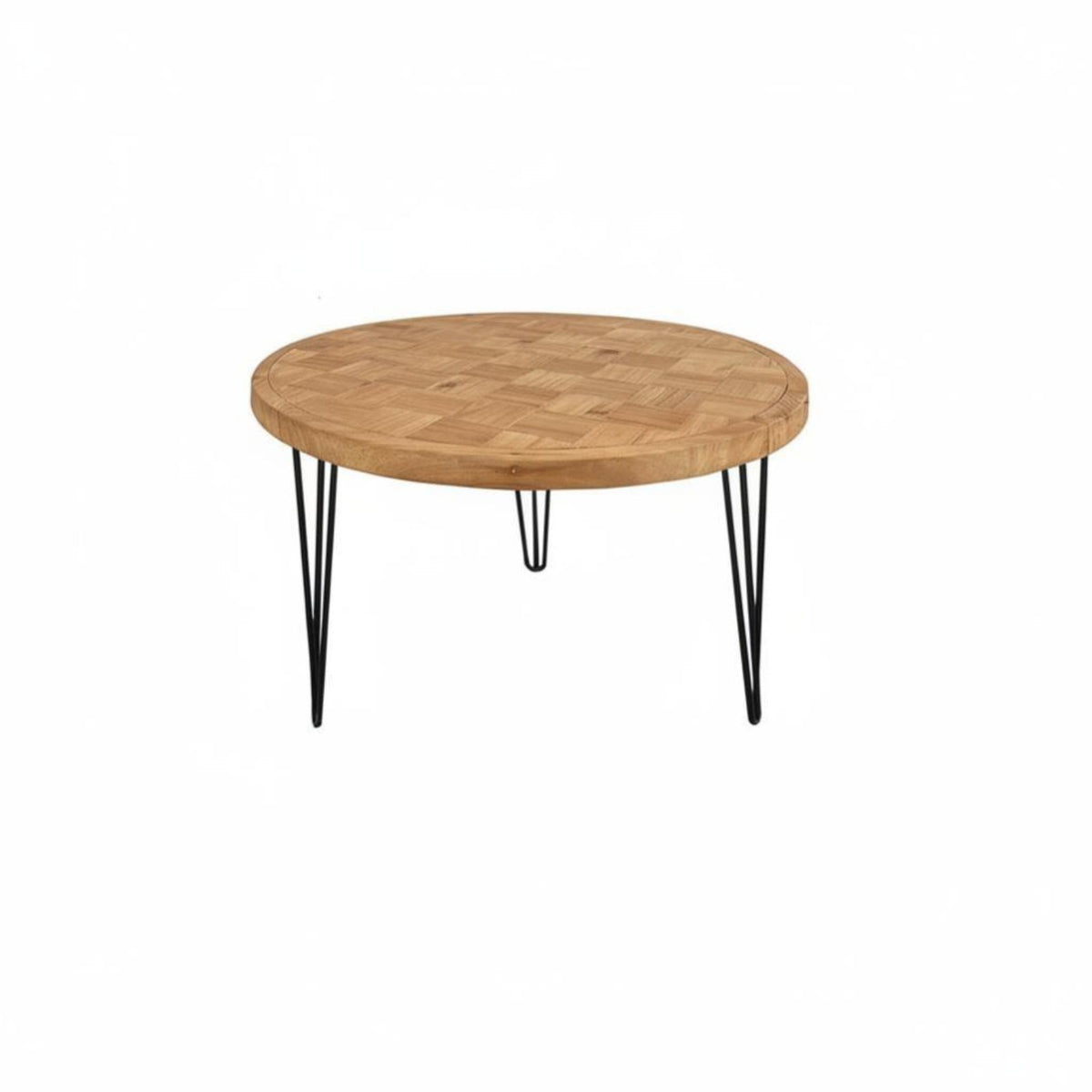 Three-Legged Round End Table Wabi-Sabi design Household Furniture Minimalist Design child-safe Rounded Edges for Small Spaces