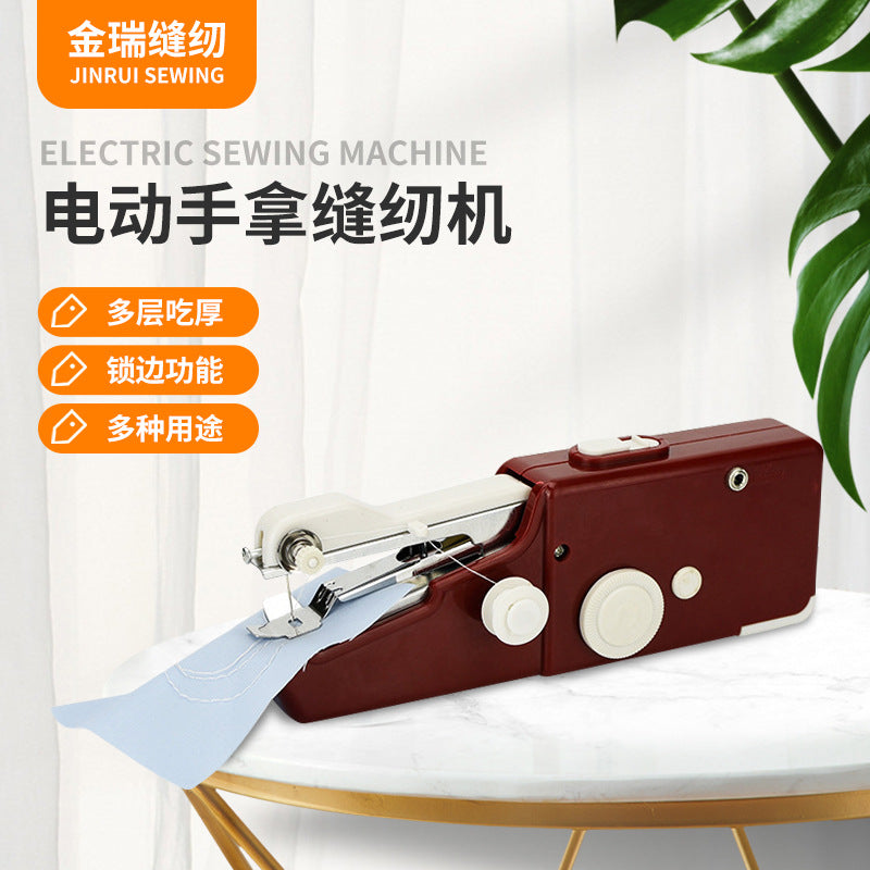 Mini Portable Electric Handheld Sewing Machine for Home Use