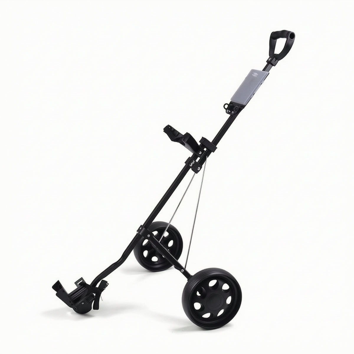 Portable Golf Cart with Straps Lightweight Golf Walking Cart Space-Saving Long-Lasting for Practice Rounds