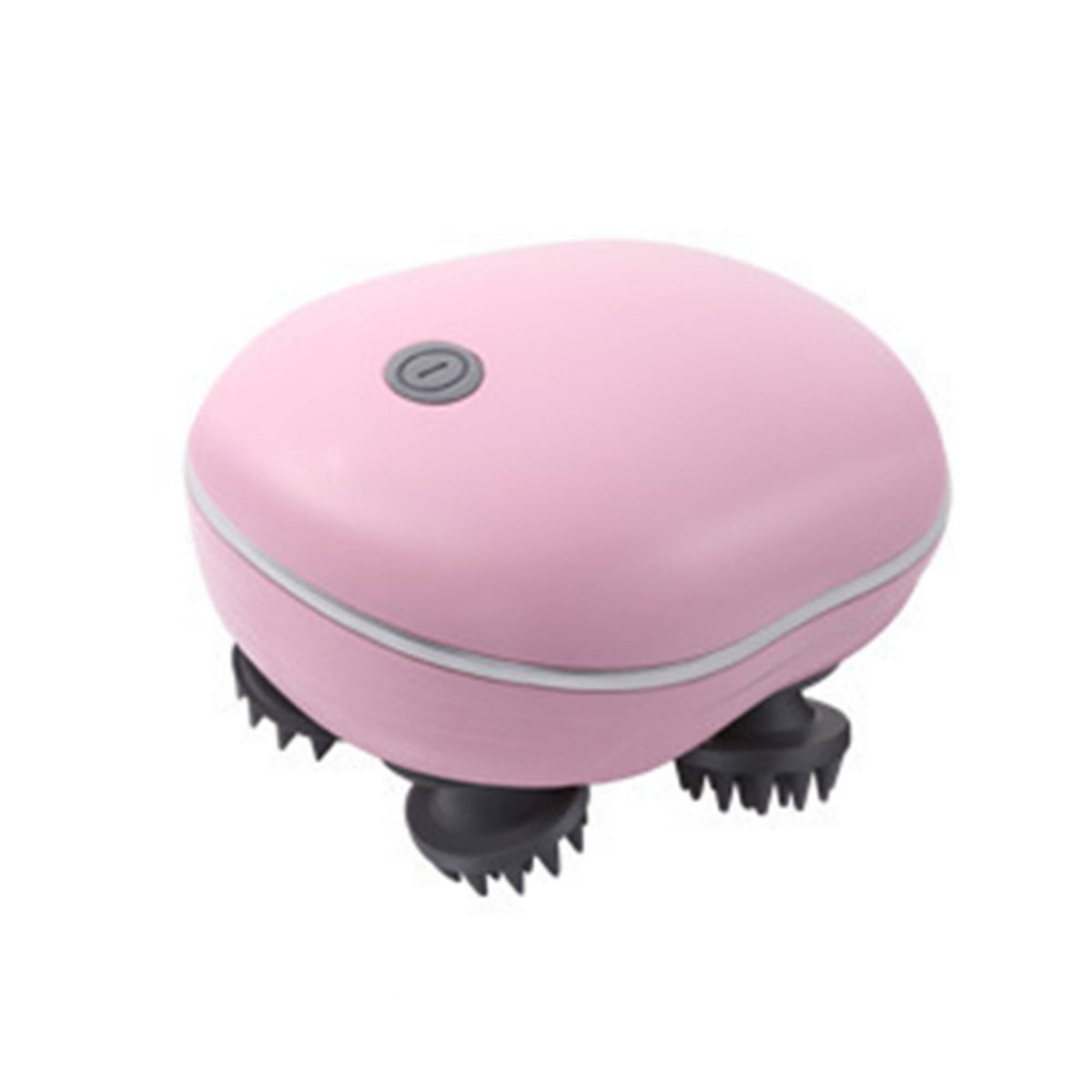 Multi-Purpose Handheld Head Kneading Massager Cordless and Portable Electric Scalp Massager Waterproof Personal Care Appliance Single-Button Control for Office