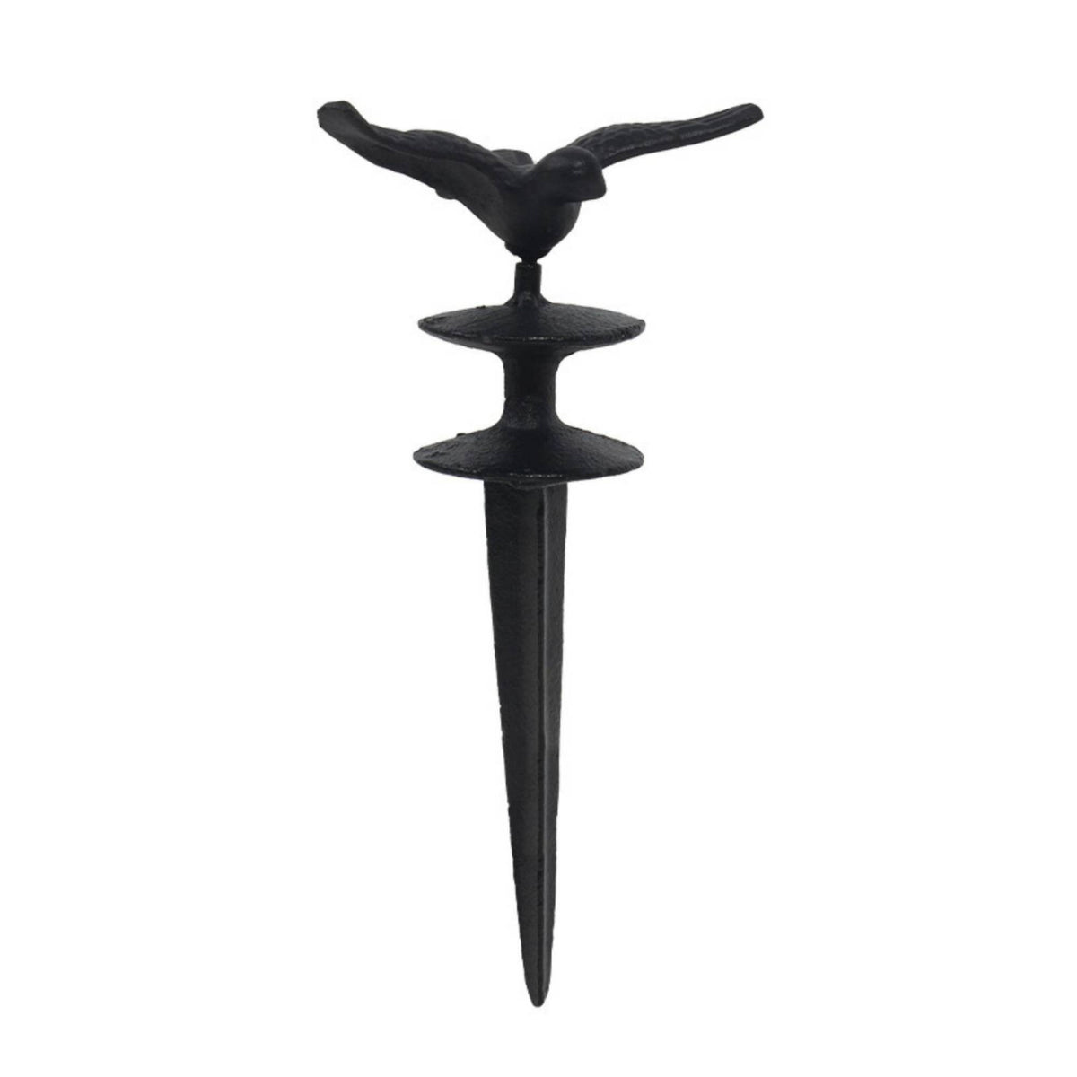 Garden Hose Holder with Stake Cast Iron Hardware Heavy Duty for Yard, Flower Bed