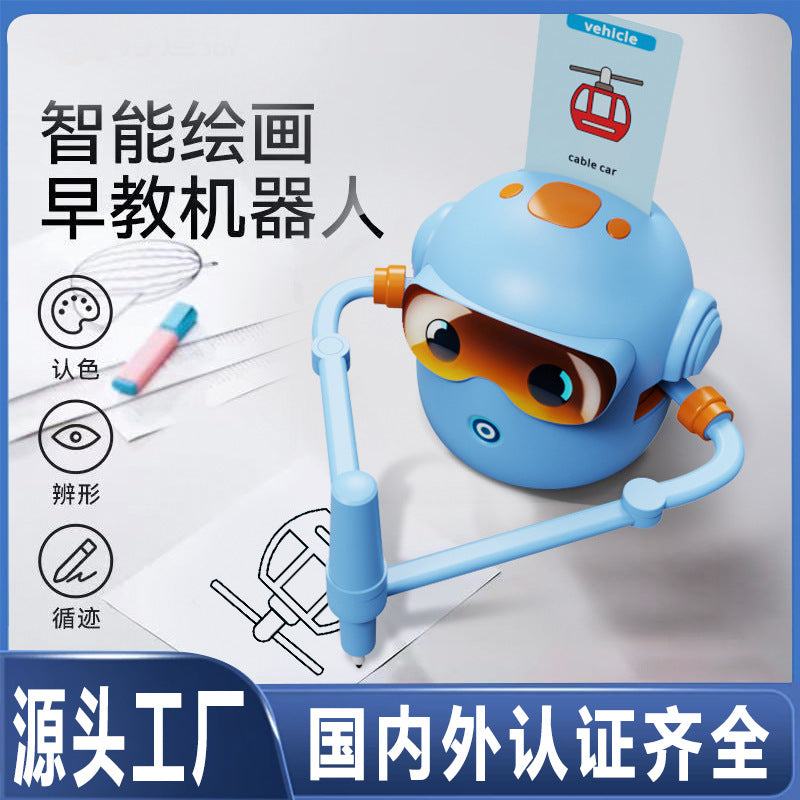 Smart Drawing Robot Toy for Kids with Pen and Card