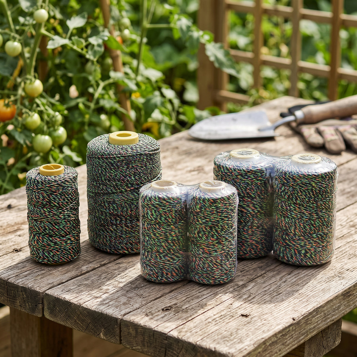 Plant Trellis Netting and Support Twine for Climbing Vegetables and Fruits