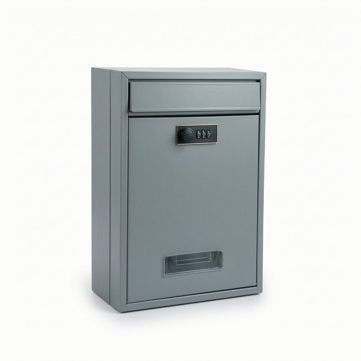 Outdoor Wall-Mounted Mailbox with Combination Lock Secure Wall-Mounted Mailbox Security Letterbox Easy Installation for Homeowners, Porch, Entryway, Gate