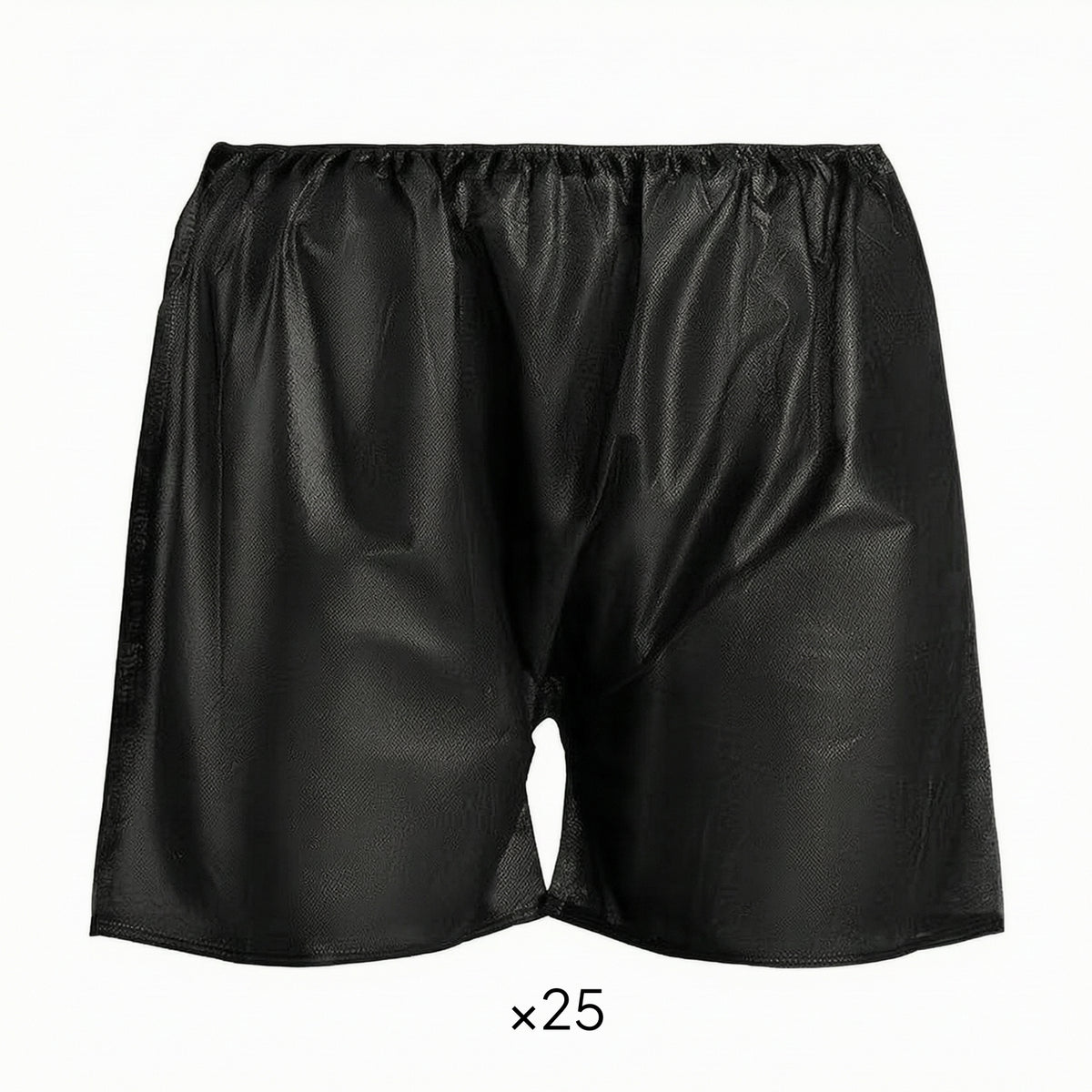 25 Pieces Elastic Waist Disposable Boxer Shorts Non Woven Nonwoven Boxer Shorts Individually Wrapped Disposable Boxers Lightweight for Spa Guests, Travelers, Travel, Sauna, Massage
