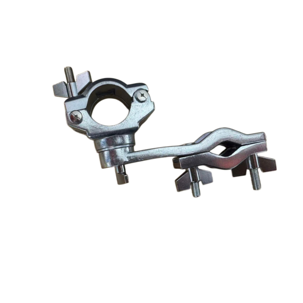 Adjustable Drum Clamp with Extension Arm Metal Drum Extension Clamp Easy to Adjust Mounting Bracket Heavy-Duty for Percussionists