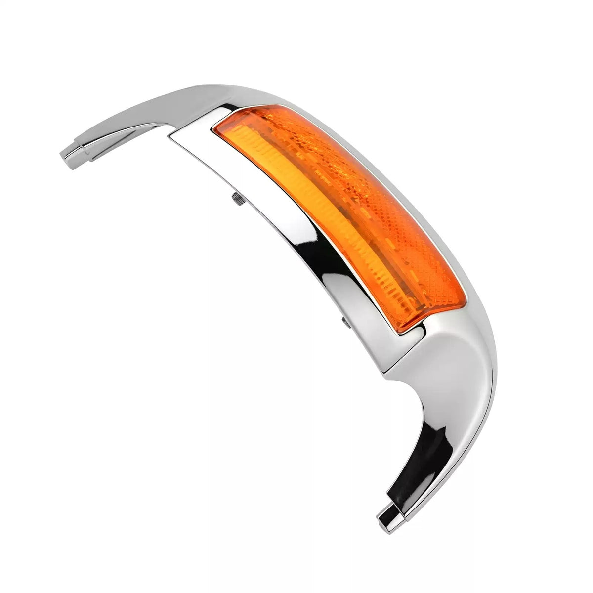 Fender Light with LED Bulbs Mirror Finish Motorcycle Fender Light Long-Lasting