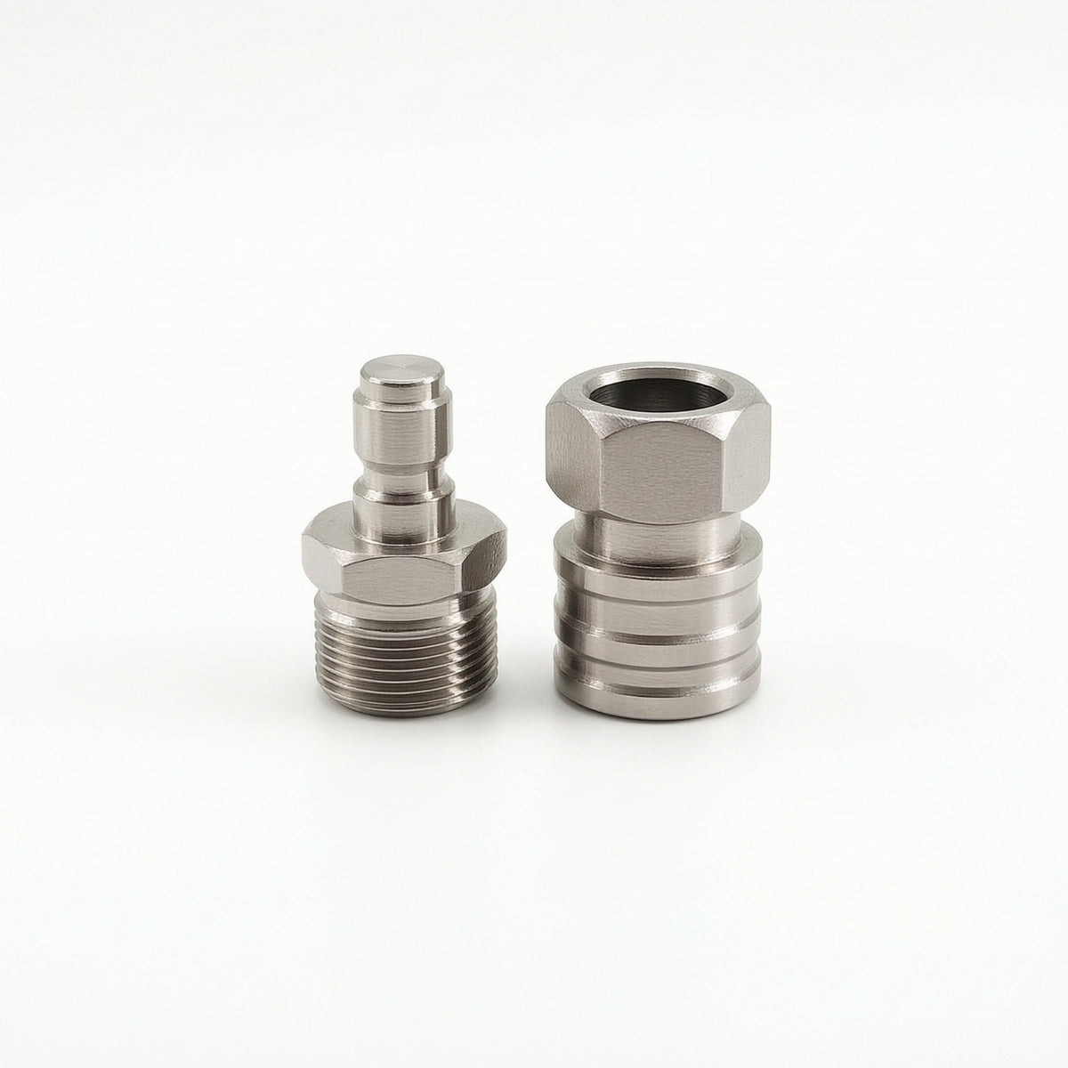 Water Outlet Adapter with Quick Coupling Stainless Steel M22 Hose Connector Quick Connect Adapter Corrosion-Resistant