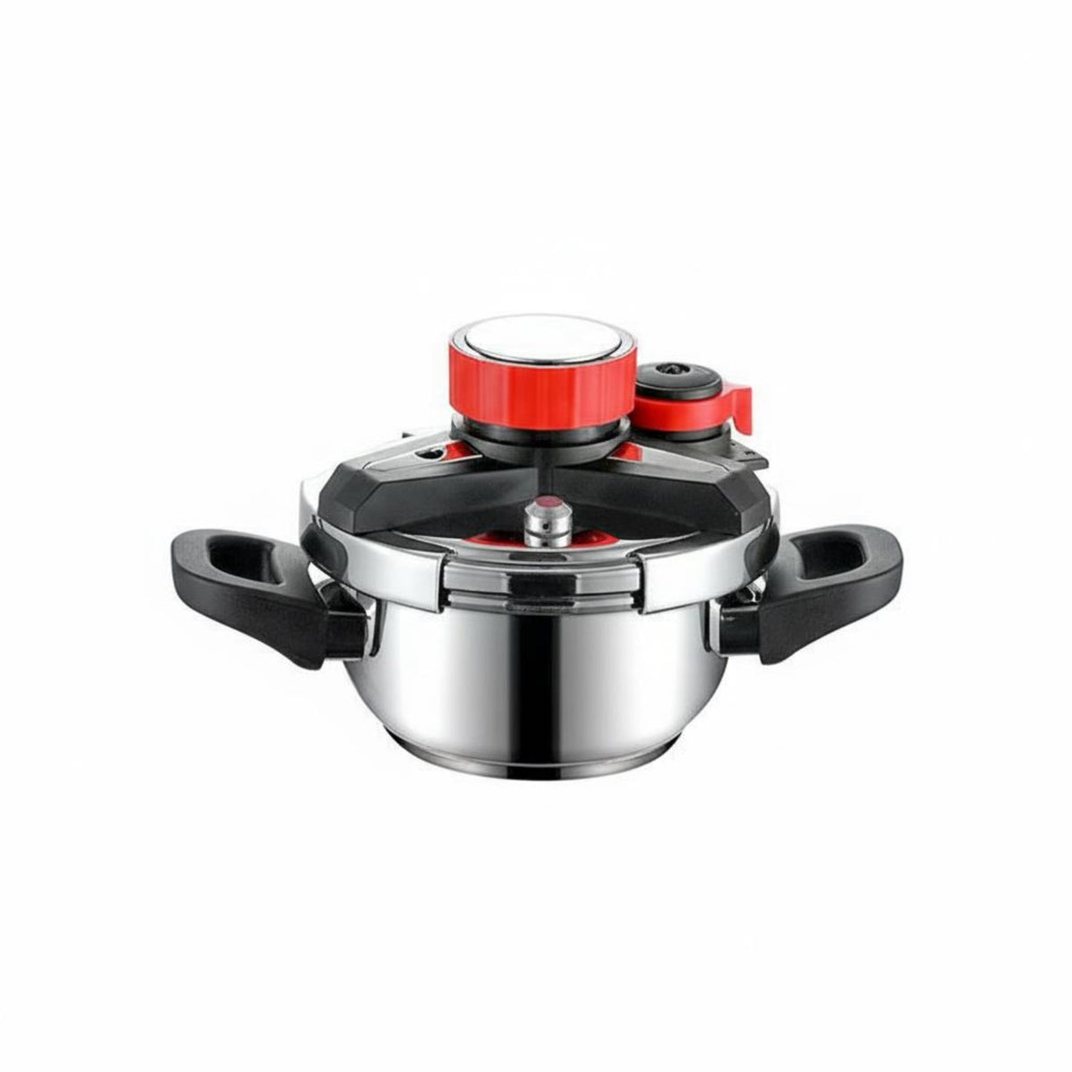Burst-Resistant-Proof Pressure Cooker Large Capacity Stainless Steel Pressure Pot Multi-Cooktop Compatible Fast Cooking Pot Multiple Safety Features for Families, Meal Prep