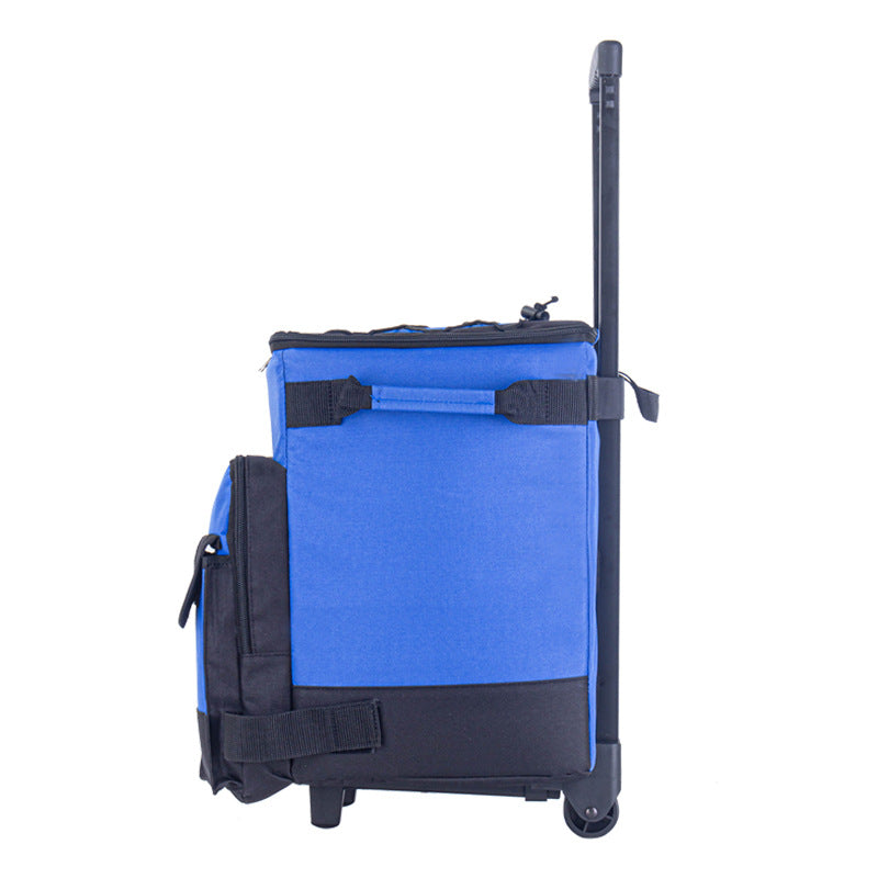 Trolley Insulated Cooler Bag for Outdoor Camping - Oxford Cloth