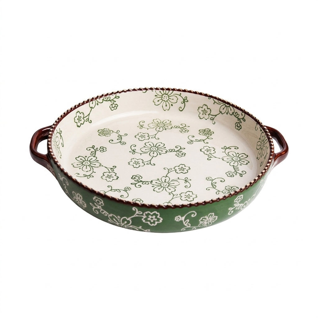 Hand-painted Cherry Blossom Ceramic Plate, 10-10.9cm