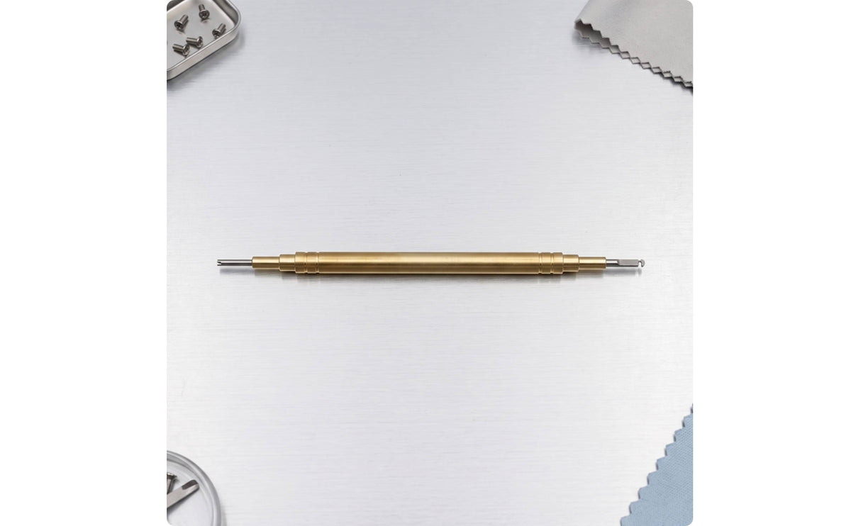 Watch Balance Wheel Repair Tool Double-Ended Watch Balance Wheel Calibration Tool Professional Metal Rod for Watchmakers, Hobbyists, Bench Work