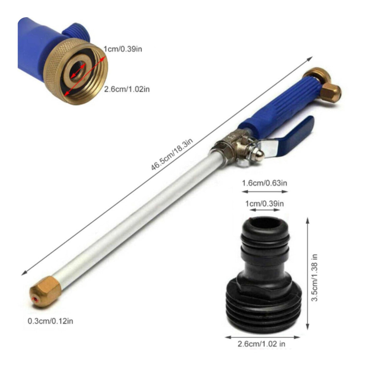 Car Wash Spray Ergonomic Handle High Pressure Water