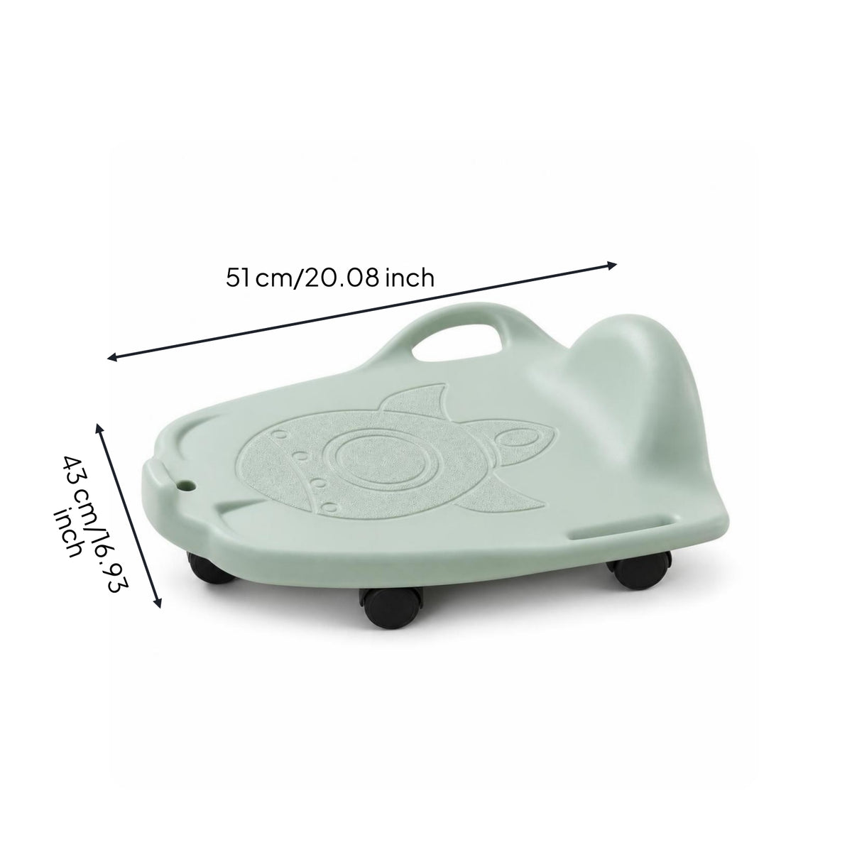 Smooth-Rolling Scooter Board with Pull Rope Physical Education Scooter Board Child-Friendly Rideable Low-to-the-Ground for Playroom
