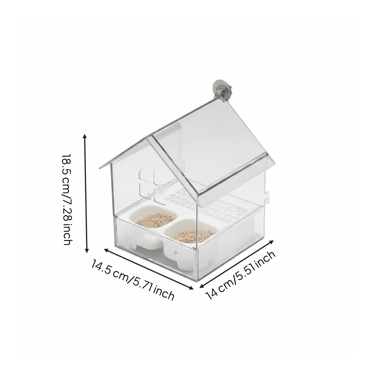 Multiuse Terrarium House Multifunctional Reptile Bathing Tub Easy to Clean