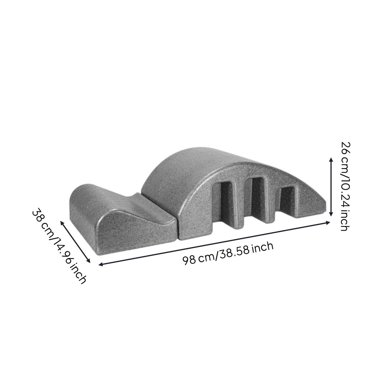 Pilates S-Curve S-Shaped Curve Spinal Relaxation Apparatus Ergonomic Design