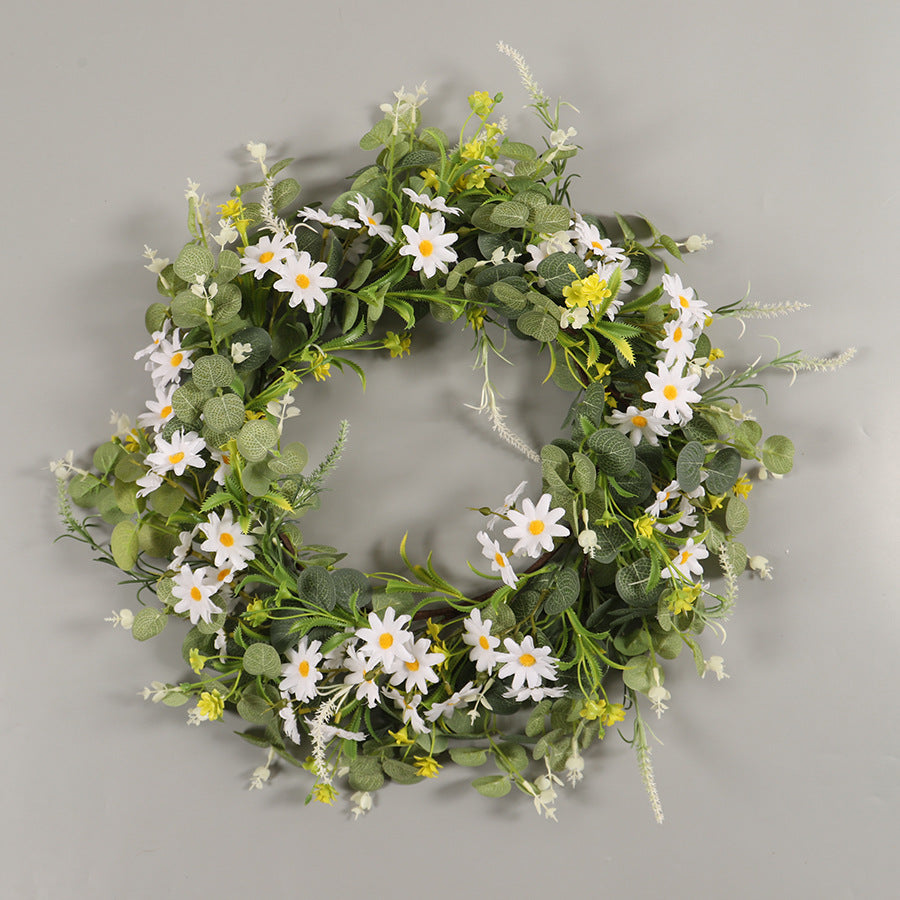 Daisy Eucal Wreath