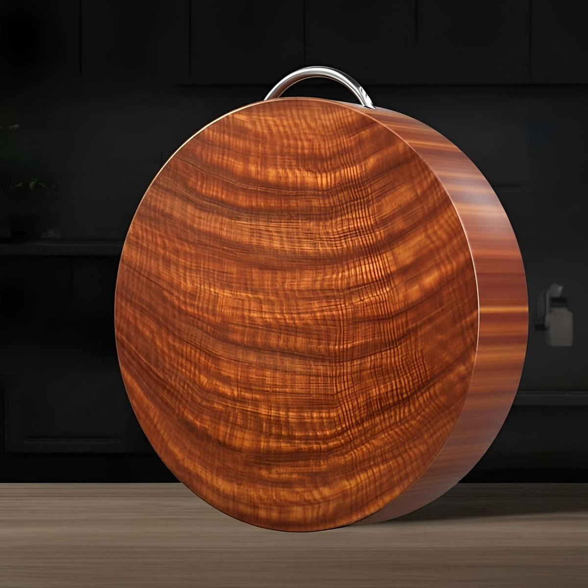 Black Ironwood Cutting Board, Thickened Hardwood Kitchen Board