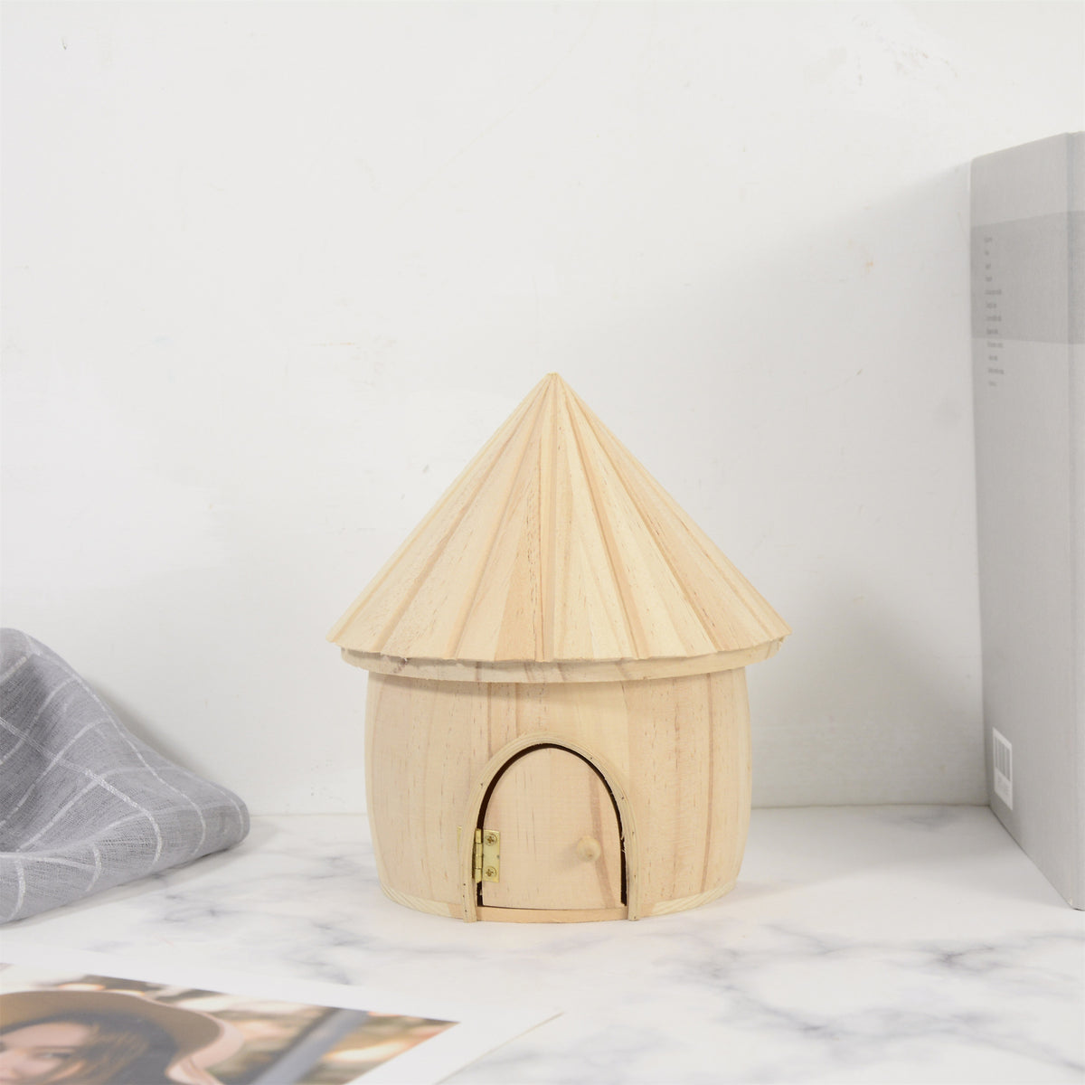 Wooden Pet House for Hamsters and Chinchillas