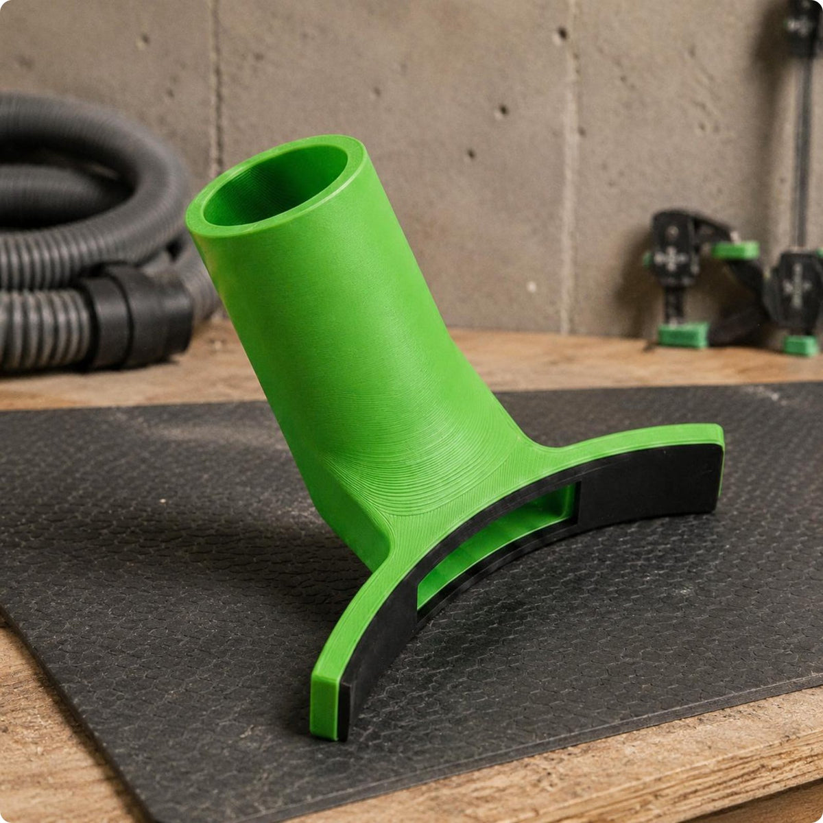 Machine Adapter PETG Plastic Dust Hose Fitting Wear-Resistant