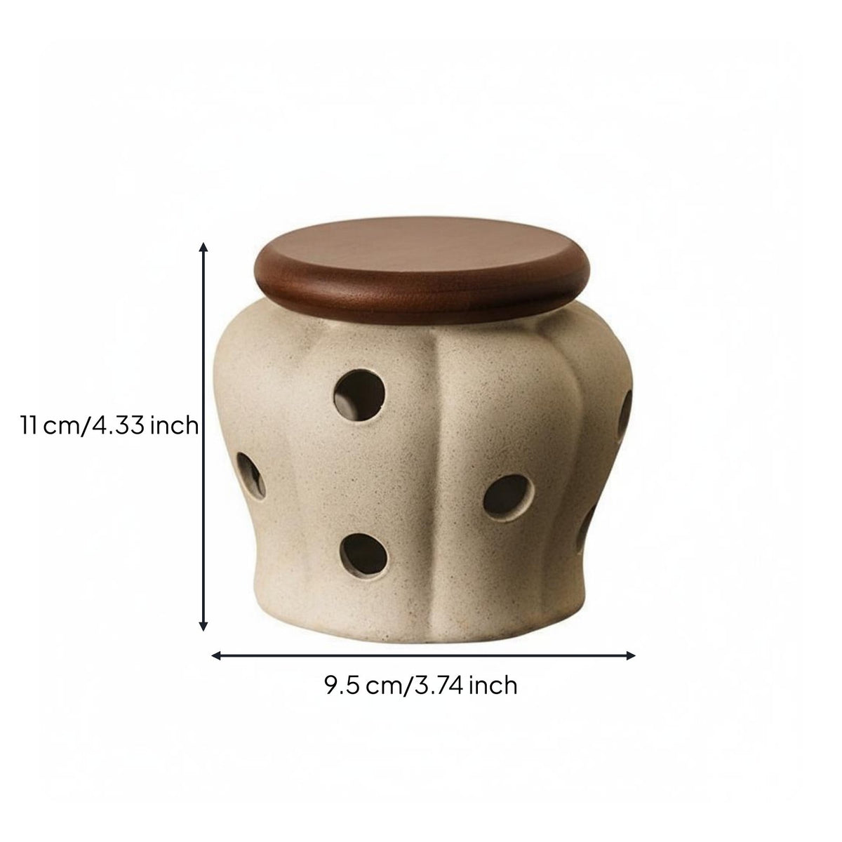 Clay Garlic Saver Vintage Design Garlic Storage Jar Countertop Organizer