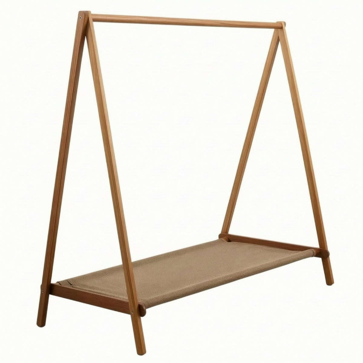 H-Shaped Clothes Rack with Base Freestanding Foldable Garment Rack Openfurniture Design for Students, Renters, Bedroom