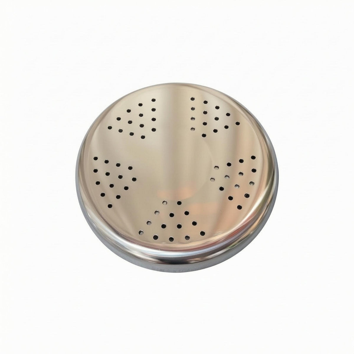 Round Stainless Steel Stool Seat Easy to Clean Polished Metal Stool Top