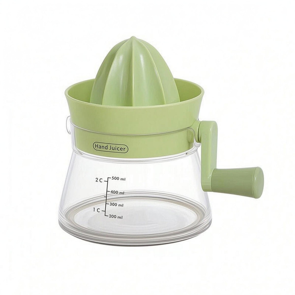 Manual Citrus Juicer Transparent Body Citrus Press Plastic