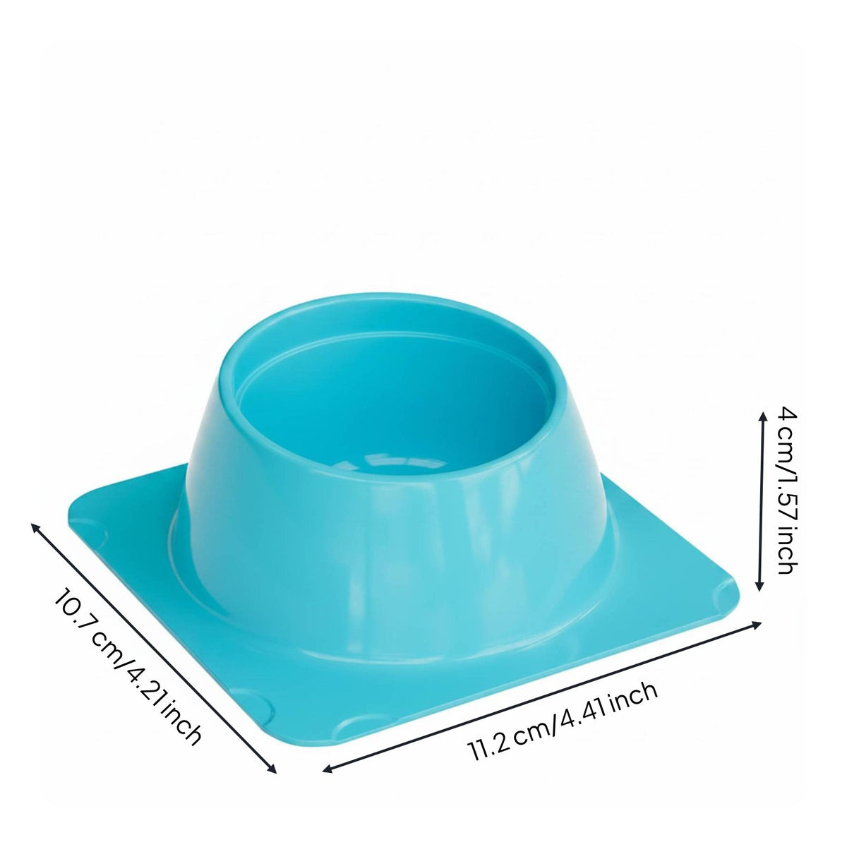 Anti-Tip Hamster Bowl Easy to Clean Hedgehog Feeding Bowl Detachable Design Small Pet Nourishment Dish for Parrots