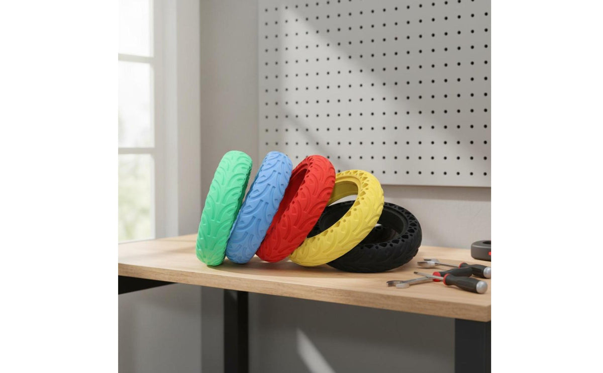 8.5 Inch Firm Scooter Tire Puncture-Resistant 8.5 Inch Firm Tire Replacement Scooter Wheel Shock-Absorbing Anti-Slip Grip