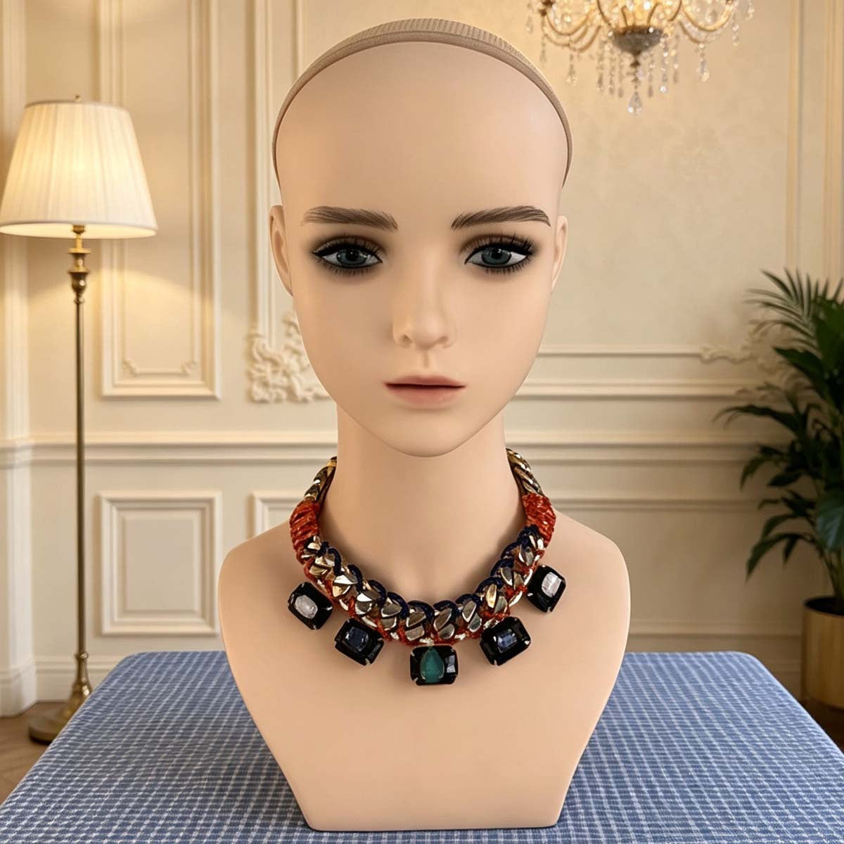 Cosplay Anime Mannequin Head for Wig Display