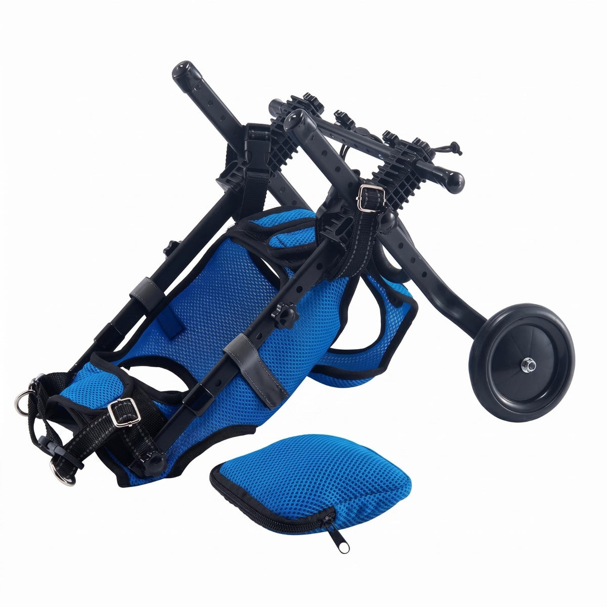 Rear Leg Dog Wheelchair Padded Cushion Adjustable Pet Wheelchair